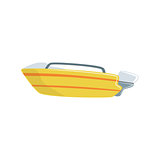 Yellow Speed Type Of Boat Icon