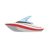 Modern Cutter Type Of Boat Icon