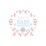 Floral Baby Shower Invitation Design Template