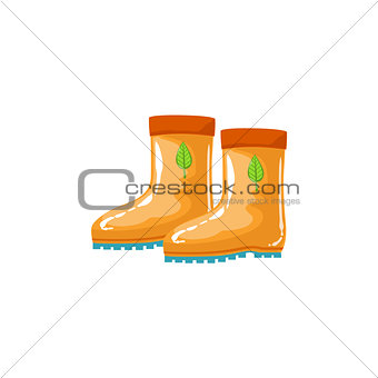 Rubber Boots As Autumn Attribute