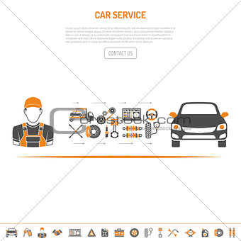 Car Service Concept