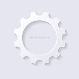 Blank vector 3d web button