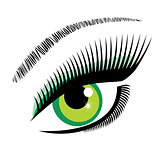 Vector Green Eye
