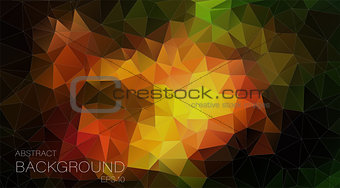 Colorful triangle geometric background
