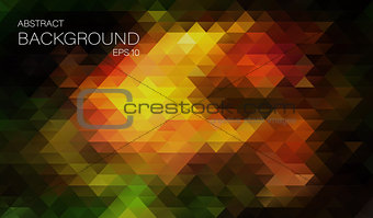 Hipster Color triangle background