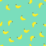 Ripe bananas on bright background