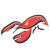 marine red lobster