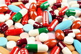 Multicolored Pills and Capsules