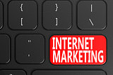Internet Marketing on keyboard