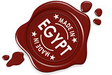 Label seal of Made in Egypt