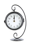 Clock showing midnight