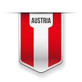 Austria flag ribbon