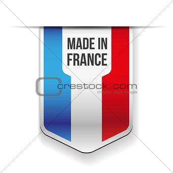 Made in France flag vector