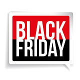 Black Friday sale vector