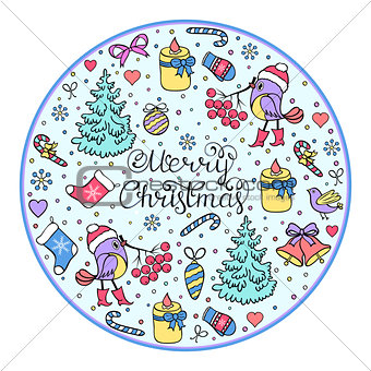 colorful christmas pattern