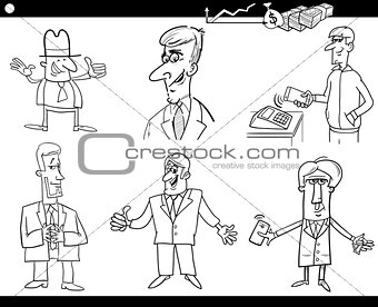 business set coloring page