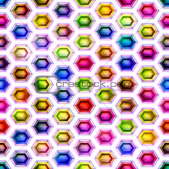 Seamless texture of abstract bright shiny colorful
