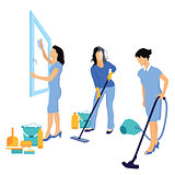 Cleaning and house cleaning