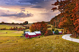 Vermont Farmlands in Autumn
