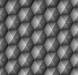 Abstract background with black hexagons.