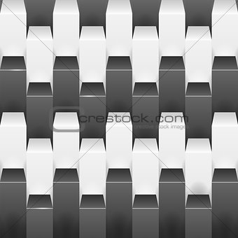 Abstract background with white and black boxes.
