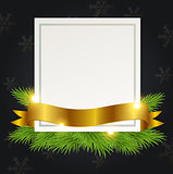 Decorative Christmas frame