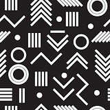 geometric minimal seamless abstract pattern
