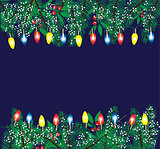 Vector Christmas Lights 