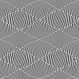 Seamless wavy lines pattern. 