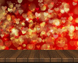 3D Valentine's Day background