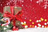 Christmas or New Year festive background