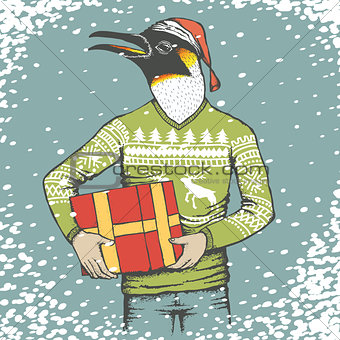 Penguin vector illustration