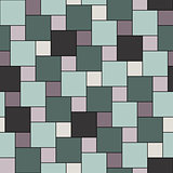 Vector pastel green tiles seamless pattern