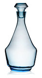 Blue carafe with stopper