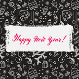 Modern vector New Year card or party design