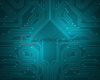Background conceptual image of digital arrow on blue 