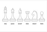 set of chess pieces