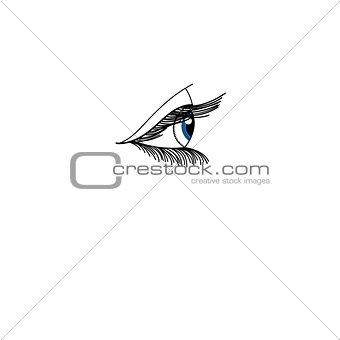 Vector graphic eye