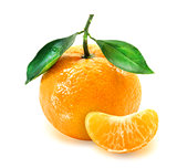 Photo of tasty mandarin