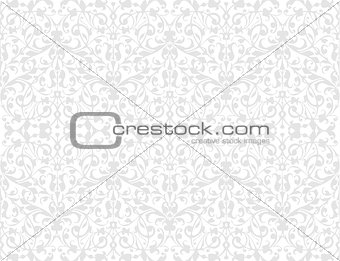 Wallpaper with floral ornament.