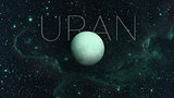 Planet Uranus. Elements of this image furnished by NASA.