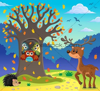 Owl tree theme image 5