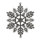 Christmas snowflake on white