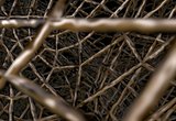 Braided cane brown background. 3d illustration.