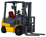 Yellow small forklifts