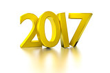 golden happy new year 2017