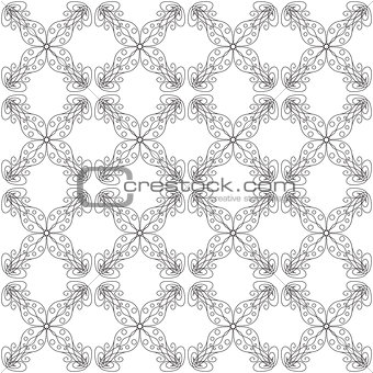 Seamless abstract vintage white pattern