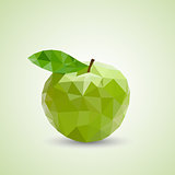 Green apple vector