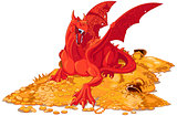 Magic Dragon on the Pile of Gold
