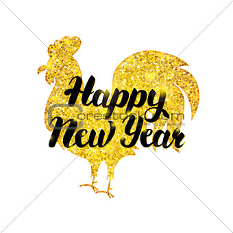 Gold New Year Poster